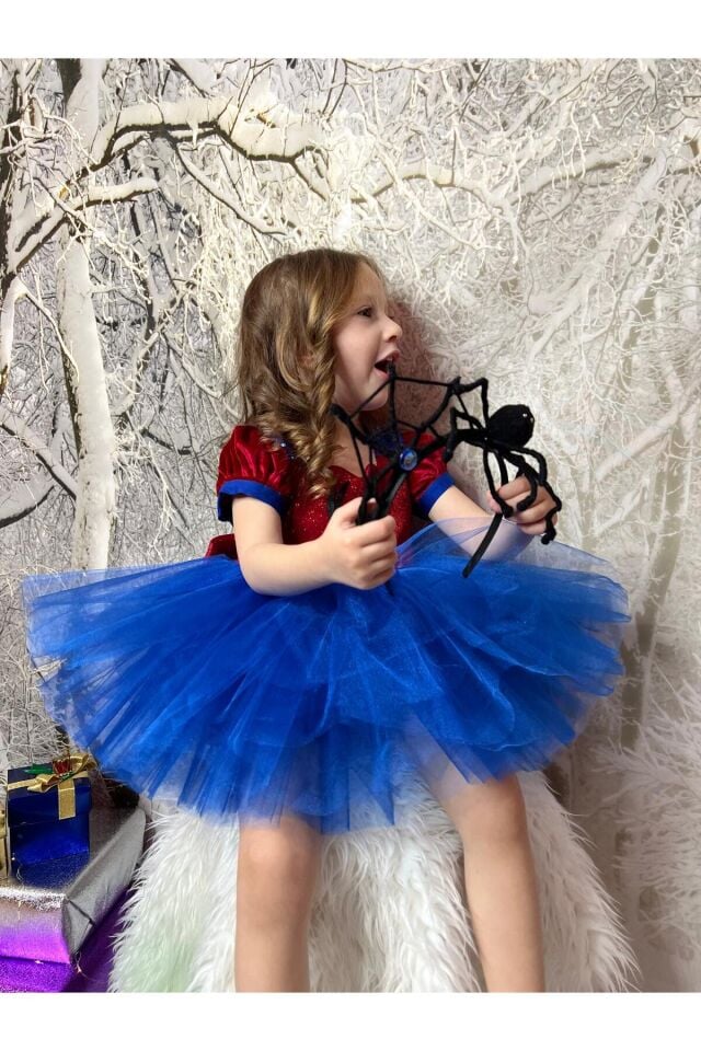 Kız Çoçuk Örümcek Adam Kostümü, Kız Çoçuk Abiye